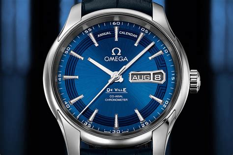 omega deville hour vision blue